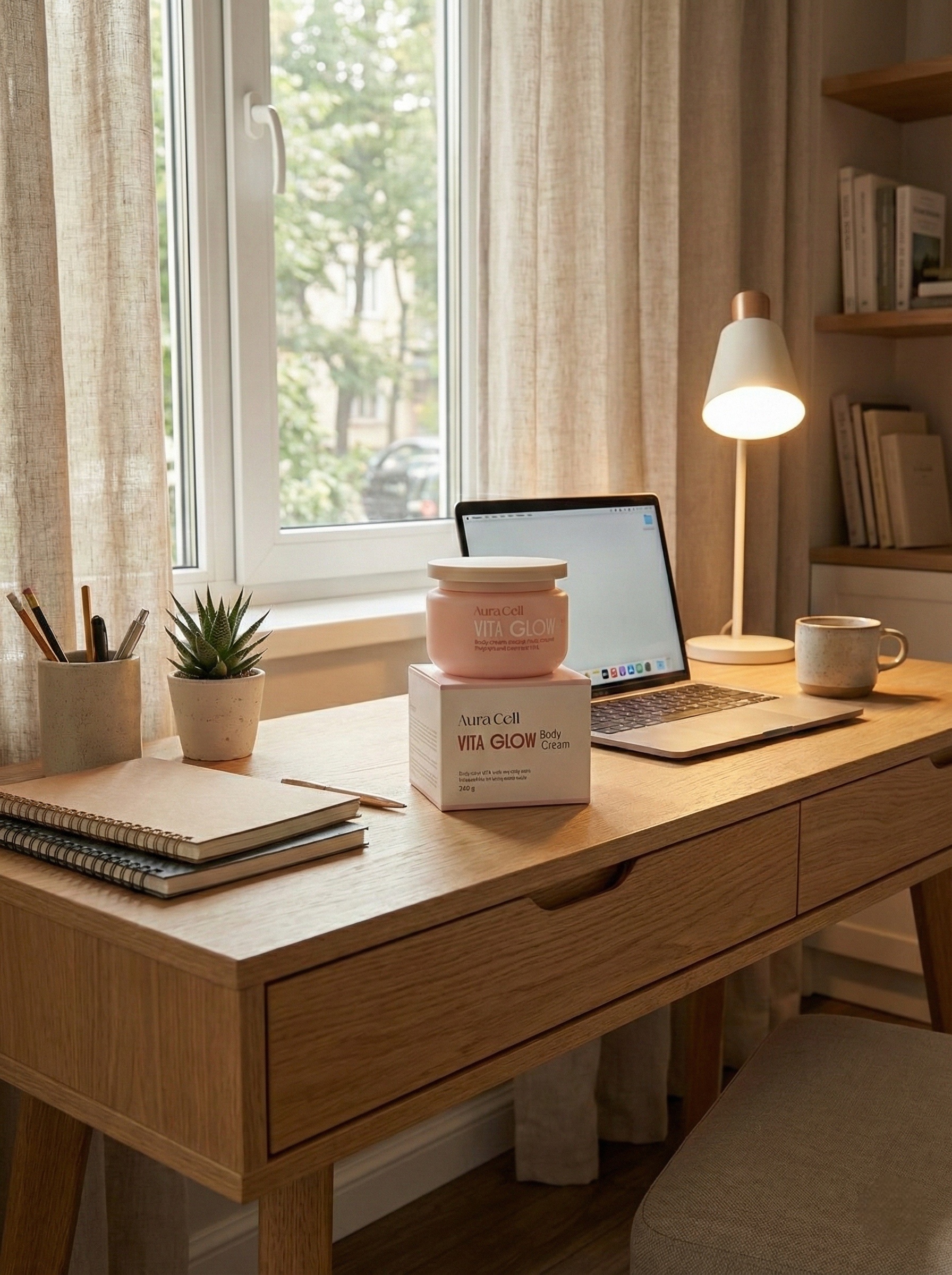 Kem Body AuraCell Vita Glow Body Cream 250g – Dưỡng Ẩm, Làm Sáng & Mịn Da - Ảnh 5