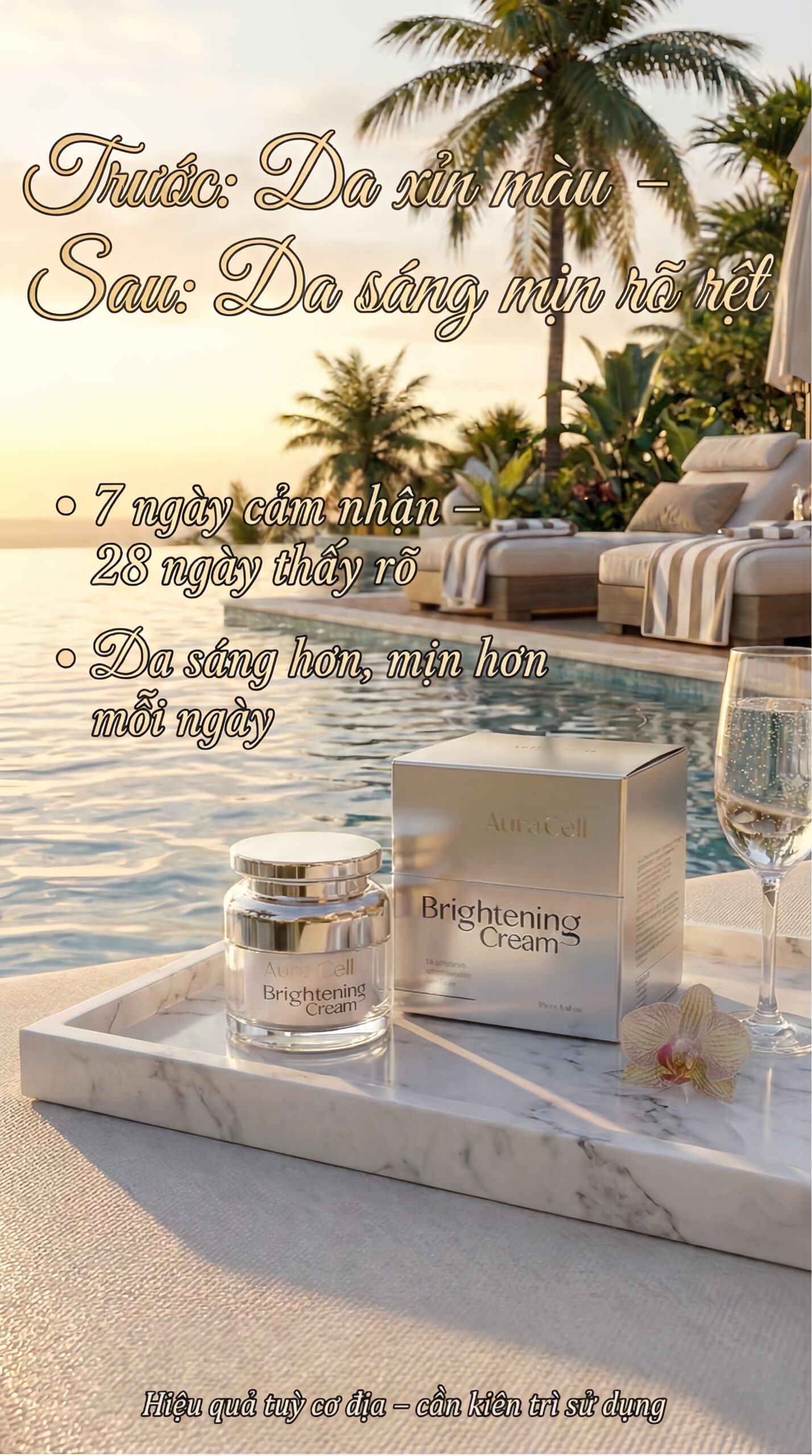 Kem dưỡng trắng, làm sáng da AuraCell Brightening Cream 30g - Ảnh 4