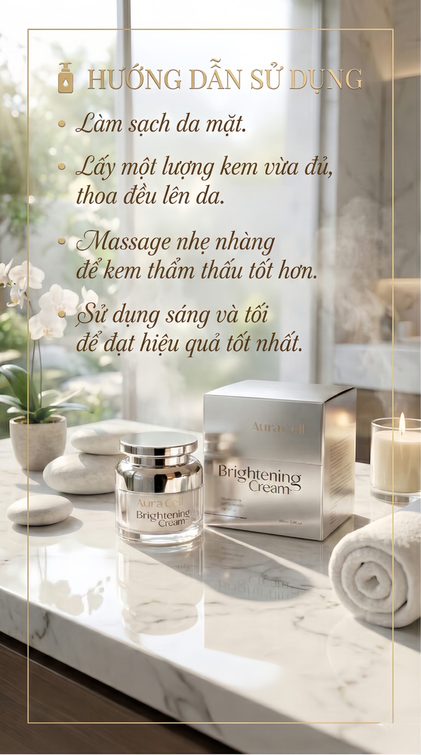 Kem dưỡng trắng, làm sáng da AuraCell Brightening Cream 30g - Ảnh 6